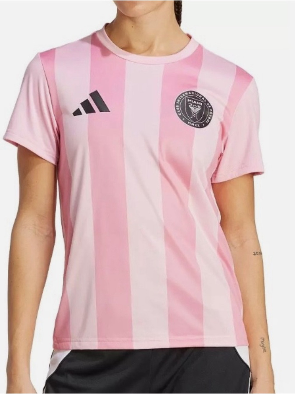 Adidas Pink Sz. Small Messi #10 inter Miami Away Team Fan Soccer Jersey - Picture 2 of 4